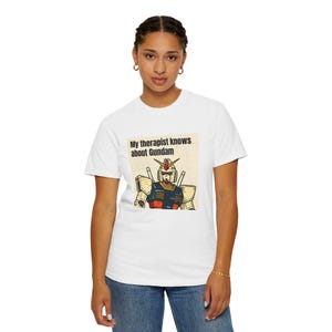 Mein Therapeut weiß über Gundam Bescheid T-shirt | Gundam T-Shirt Bild 9