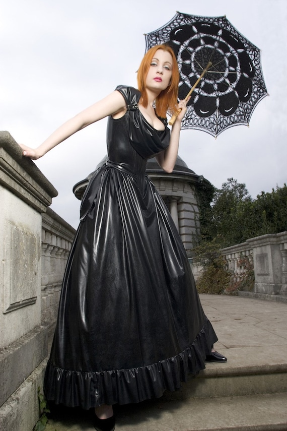 Victorian Voluminous Latex Rubber Skirt - Etsy Singapore