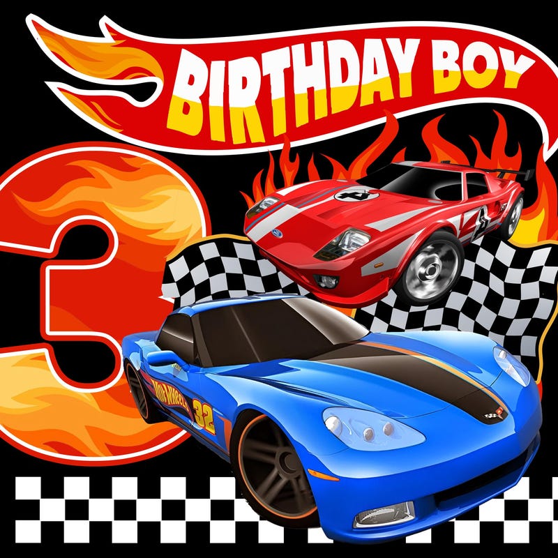 Car Theme 3rd Birthday Outfit - Etsy