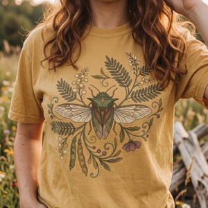 Thorn Treehopper Shirt | Folk Art Insect Comfort Colors Tee