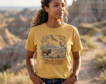 Badlands National Park Shirt | Wildlife Comfort Colors Tee