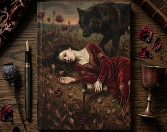 The Vampire | Dark Gothic Romance Notebook | Wraparound Cover