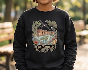 Dry Tortugas-kindertrui | Junior Explorer Campfire gezellige tropische trui