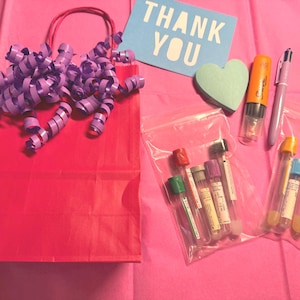 color-coded learning / simulation tubes/Phlebotomy Study Kit immagine 2