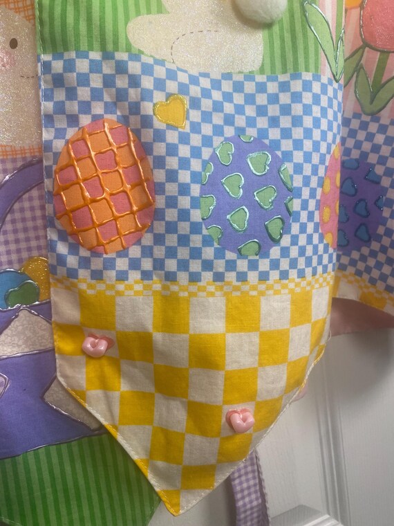 Handmade Easter Patchwork Appliqué Vest - image 12