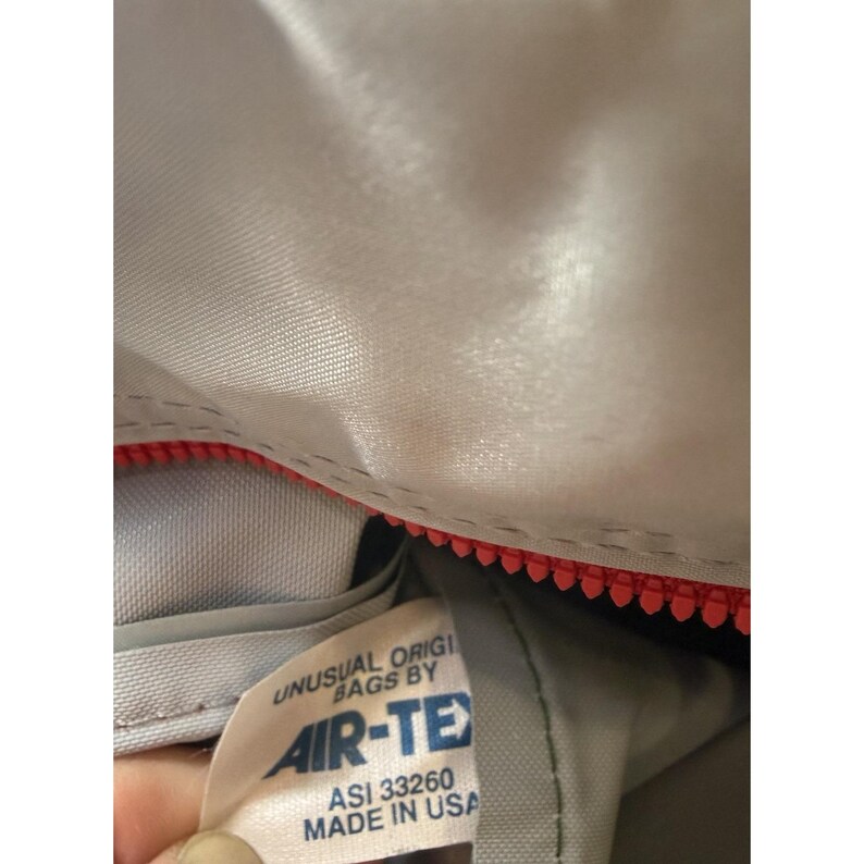 Vintage Walt Disney Magic Kingdom Club Tote Bag 1987 Mickey Mouse Luggage Tag zdjęcie 15