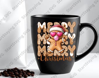 Merry Christmas T-Shirt, Tote Bag & Mug Set, Festive Holiday Gifts