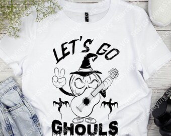 Let’s Go Ghouls SVG | Halloween Party Cut File (Digital Download)