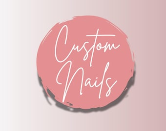 Juego de uñas postizas personalizadas: cualquier forma y diseño