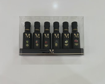 Set met balsamico-extract van 6 flessen