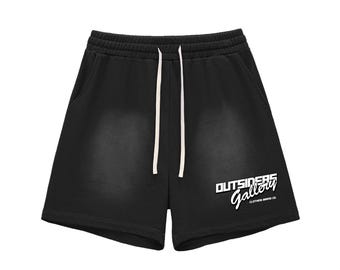 OTSDRS Sun Fade Raw Edge Cotton Shorts