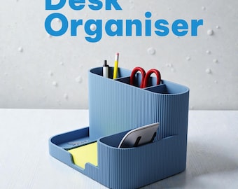 Modularer Schreibtisch-Organizer 3D-gedruckt – Stiftehalter Set, Farben nach Wahl, Home Office