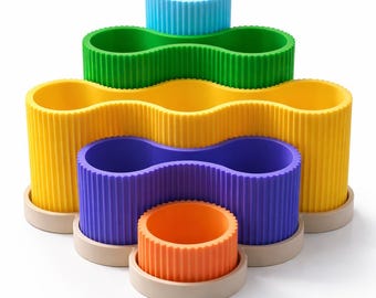 Organizador de escritorio impreso en 3D, portalápices con compartimentos, organizador de oficina para oficina en casa, variedad de colores.