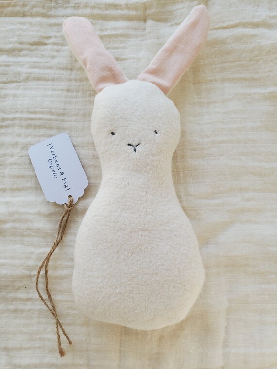 organic stuffed bunny