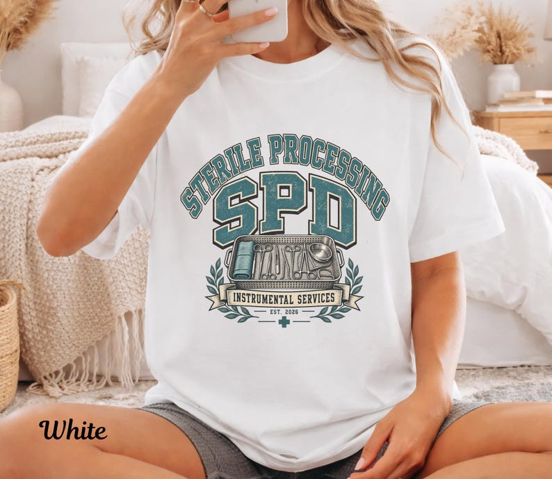 Sorting Instruments Spd Tech SPD Tech Shirt, Sterile Processing Technician Tee, Central Sterile ...