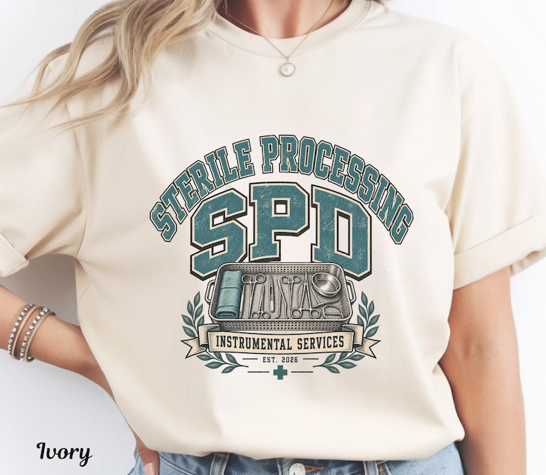 Sorting Instruments Spd Tech SPD Tech Shirt, Sterile Processing Technician Tee, Central Sterile ...