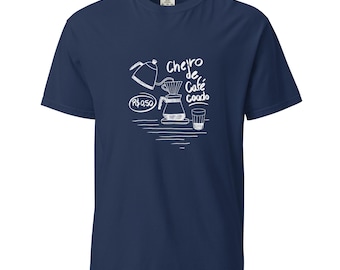 T-shirt unisex pesante tinta in capo