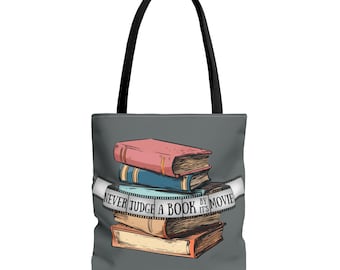 Book Lover Bag, Canvas Tote, Bookish Gift for Readers