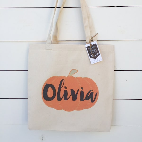 Halloween Tote bag,Personalized Halloween bag,Canvas Tote Bag,Halloween bag,Harvest Bag,Trick or Treat Bag,Pumpkin Bag,Custom Halloween Bag