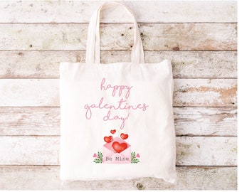 happy galentines day bag| Valentines day bag| Be mine Valentine Gift| Valentines Gift Bags|Valentines gift for friends| Girlfriend gifts