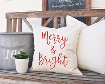 Merry & Bright vakantie kussensloop