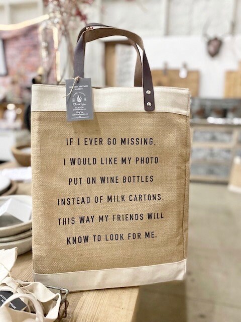 Wine Jute Tote Bagwine Bagmarket Baggift for Hermarket Tote Bagtote Bagshopping Bagburlap Baggift for Friendgrocery Baggo Missing Etsy