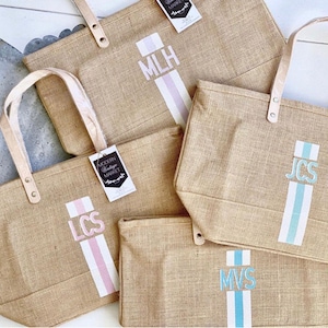 Custom Jute Bag|Beach Bag|Market Tote|Gift for Her|Market Tote Bag| Jute Tote bag | Shopping Bag| Burlap Bag|Farmhouse Bag|Monogram Jute Bag