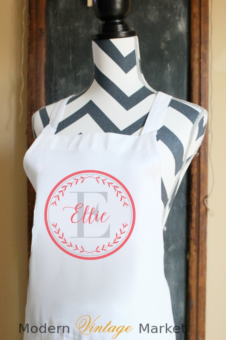 The Ellie Full Kitchen Apron,French Kitchen Apron Custom Apron Personalized Apron Vintage Apron Modern Vintage Market Apron