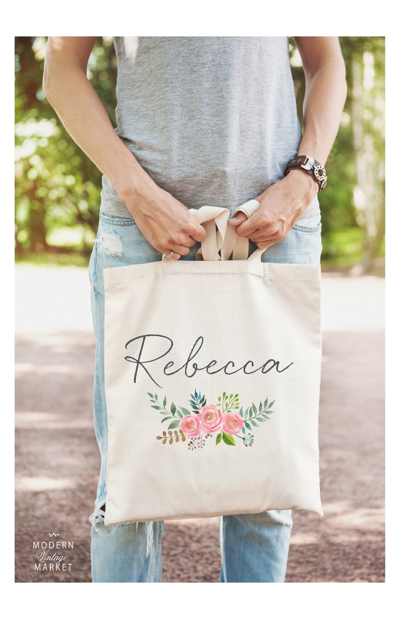 Bridesmaid Bags Bridesmaid Tote Bagsbridesmaid Bagwedding Etsy