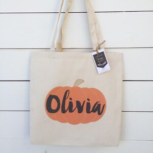 Halloween Tote bag,Personalized Halloween bag,Canvas Tote Bag,Halloween bag,Harvest Bag,Trick or Treat Bag,Sale,Childs Bag,Tote Bag,