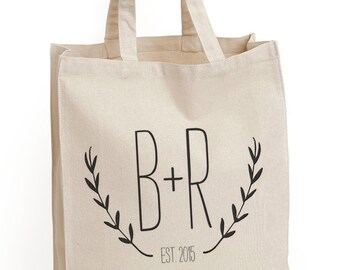1 &quot;LOVE WREATH&quot; -  Tote Bag, Gift bags, Bridesmaid bags,Custom Bag,in 60 colors to chose from by Modern Vintage Market