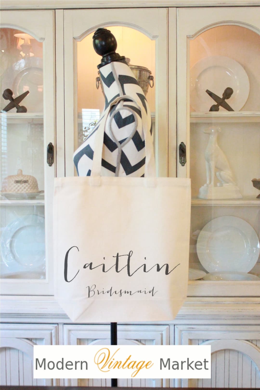 Custom Bridesmaid Tote Bag: Personalized Bridal Party Gift - Etsy