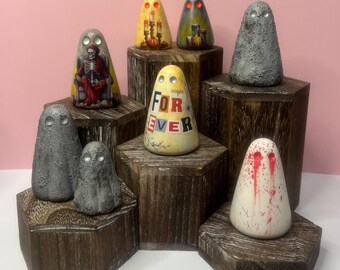 Oh, sheet! Handmade ghost ornaments - Candles