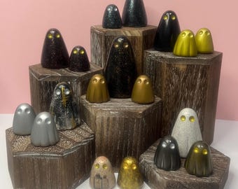 Oh, sheet! Handmade ghost ornaments - Glitter & metallics