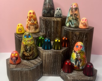 Oh, sheet! Handmade ghost ornaments - Circus
