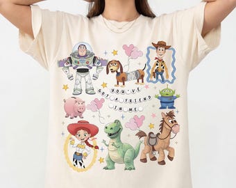Retro Coquette Disney Toy Story You've Got A Friend In Me png, Toy Story Characters png, Disneyland Trip png, Family Matching png