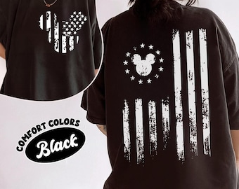 Mickey Head America Flag PNG, Disneyland 2026 PNG, Disneyworld Trip Disney 250 Celebrates America Disney Trip USA 250th Anniversary
