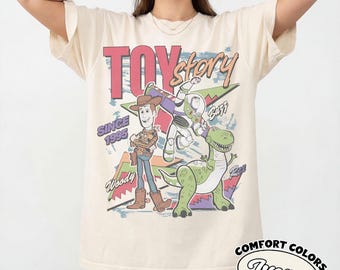 Disney Toy Story 1995 Retro PNG, Woody Buzz Lightyear Rex PNG, Disney Pixar Fest, WDW Disneyland Viaje de vacaciones familiares