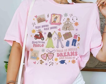 Disney Channel Movie Lizzie McGuire Retro PNG, Disneyland Family Matching PNG, Disney Nostalgia This Is What Dreams Are Made Of Png