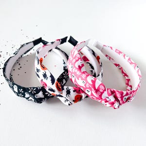 Halloween Knotted Headband - Girls Halloween Headband - Ladies Halloween Headband