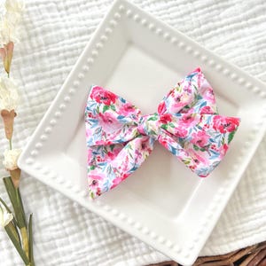 Blumen Bogen Stirnband - Baby Haarschleife - Mädchen Blumen Haarspange - Mädchen Haarspange - Blumen Haarschleife