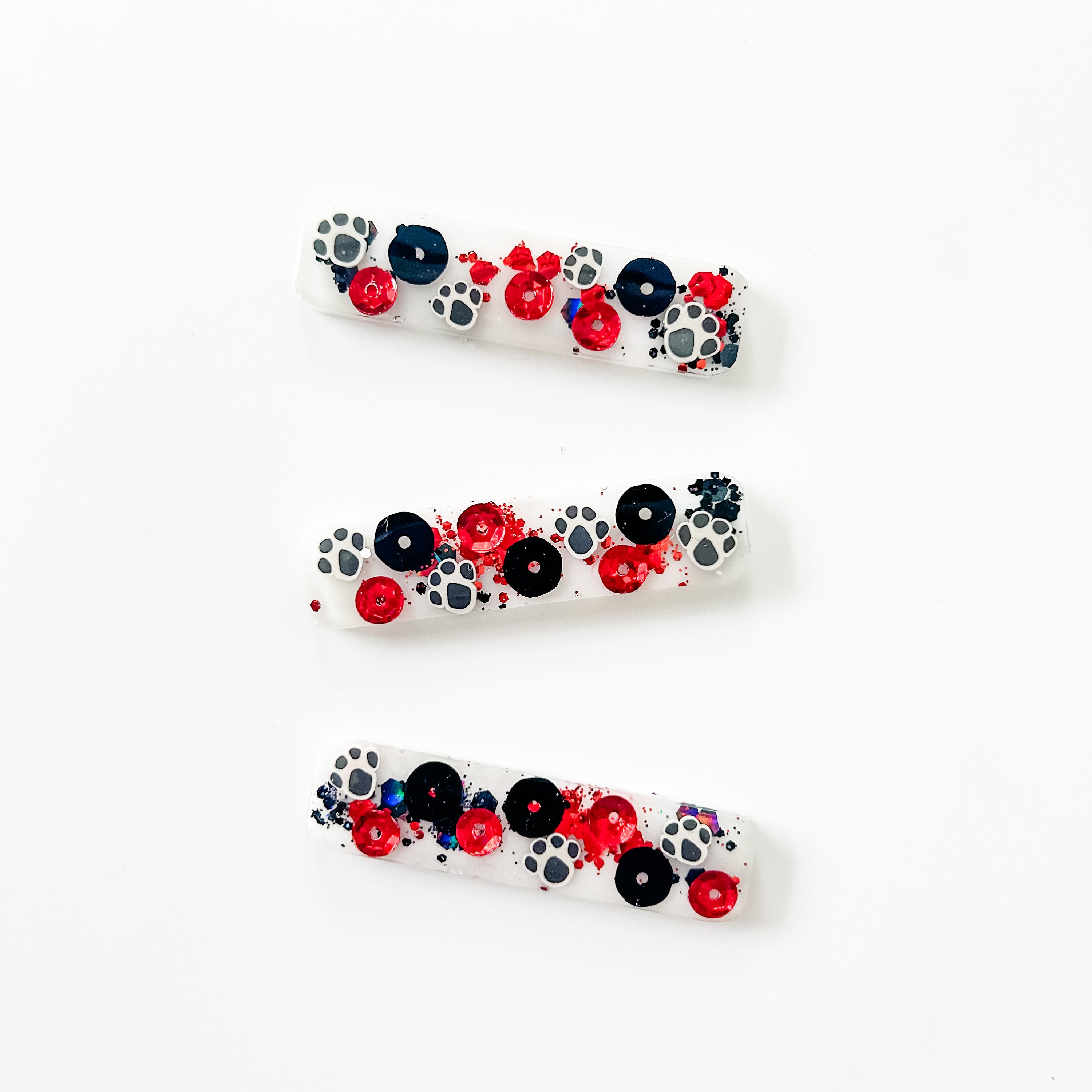 Mini bulldog hair clips discount