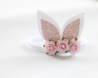 Baby Easter Headband - Infant Bunny Ears