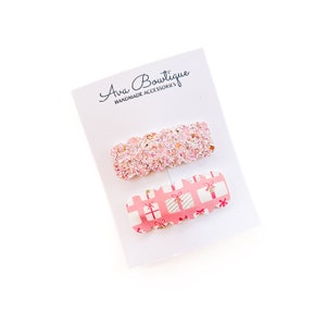 Christmas Snap Clip Set - Christmas Hair Clip - Girls Christmas Snap Clip - Girls Snap Clips - Girls Christmas Gift - Holiday Snap Clip