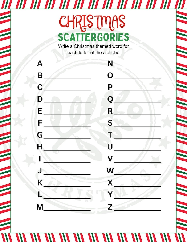 Adult Christmas Game Bundle | Printable Holiday Party Games (PDF) - Etsy