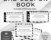 Dad Coupon Book Printable | Gift Coupons for Dad | Editable Canva Template | DIY Dad Gift | Printable Coupon Book | Instant Download