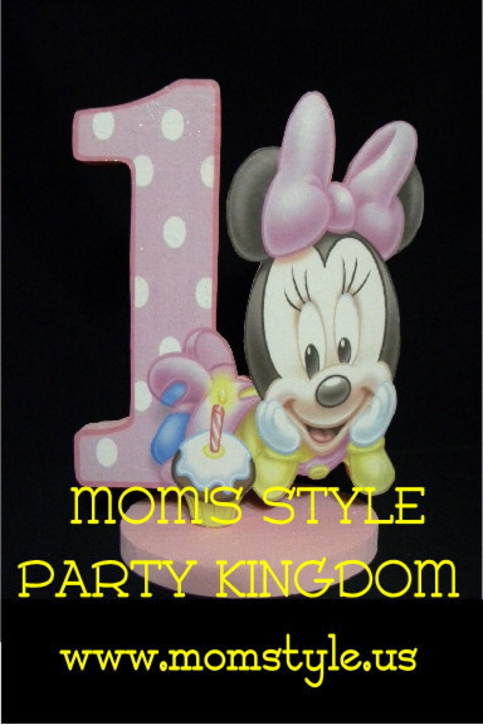 Baby Minnie Mouse Birthday Party Centerpiece Etsy