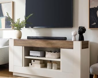Modern 70 Inch TV Stand Entertainment Center Media Console Storage Cabinet Living Room