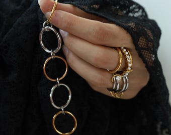 Sammankopplande cirkelklinga