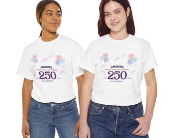 Personalised United States 250th Anniversary Tee | Independence Day | 4th of July Tee Shirt